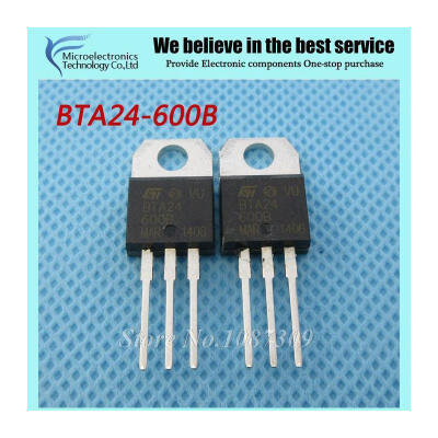 

10pcs free shipping BTA24-600B BTA24-600 BTA24 Triacs 25 Amp 600 Volt TO-220 new original