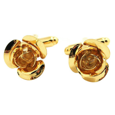 

Yoursfs Christmas Carnival Exotic High Grade Cufflinks Unisex Butterfly Rose Flower Banana Shape Cuff Links Shirt Laser Gifts