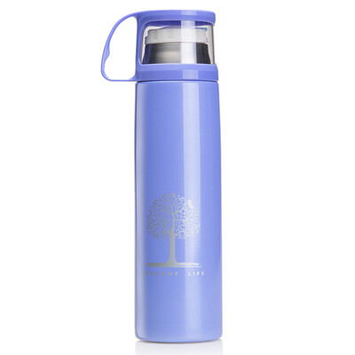 

Accumulation Cup Insulation Cup Four Seasons Story Double Layer Vacuum Men Women Portable Car Water Cup 500ml Purple
