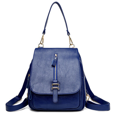

Designer High Quality Multifunction Backpack Women Preppy School Bags For Teenagers Travel Bags Girls Leather Backpacks Mochila