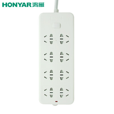 

Hongyan (HONYAR) ZDK801-18 eight 1.8-meter socket child protection door control switch plug-in plug-in board / wiring board / drag board