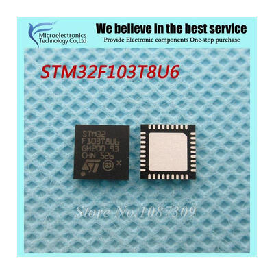 

10PCS free shipping STM32F103T8U6 M32 F103T8U6 QFN-36 ARM Microcontrollers - MCU 32BIT Cortex M3 FL PERFORCE LINE