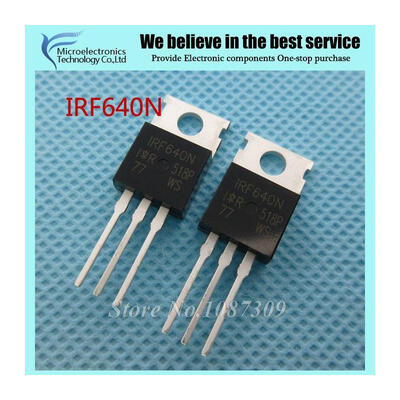 

10pcs free shipping IRF640N F640 IRF640NPBF MOSFET MOSFT 200V 18A 150mOhm 44.7nC TO-220 new original