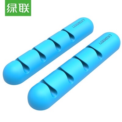 

Зеленый Альянс (UGREEN) Winder Data Cable Wrapping Machine Компьютерный кабель для управления кабелем Кабельные зажимы Гарнитура для линейного держателя 2 Pack Blue 30484