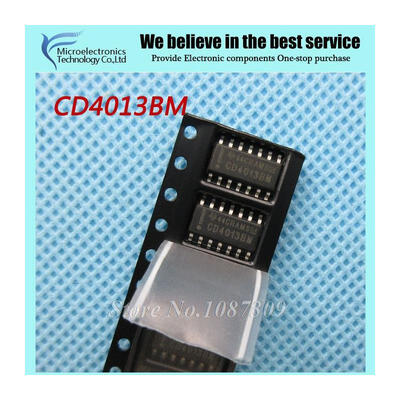 

10pcs free shipping CD4013BM CD4013 HEF4013BT HEF4013 SOP-14With each other Flip Flops Dual  new original