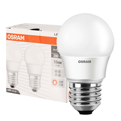 

OSRAM (OSRAM) Светодиодная лампа 3 Вт матовый желтый свет, два загруженных