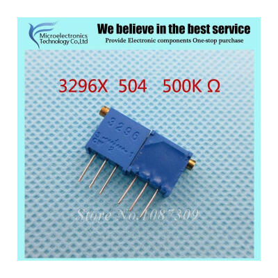 

10Pcs/lot 3296X-1-504LF 3296X 504 500K ohm side regulation Multiturn Trimmer Potentiometer High Precision Variable Resistor