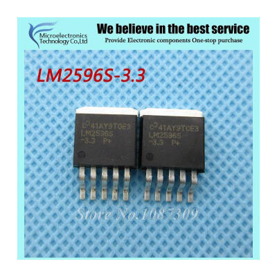 

10pcs free shipping LM2596S-3.3 LM2596 LM2596S Voltage Regulators - Switng Regulators 150 KHZ 3A EP-DOWN VLTG REG TO-263-5