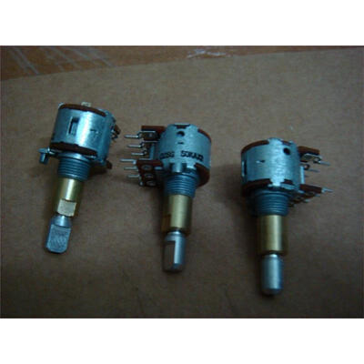 

RK16122200716 type double-double adjustable potentiometer shaft 25MMF A50K