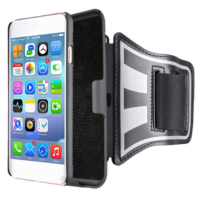 

Sendio Apple 6s 6 phone protection shell arm band combination outdoor running mobile arm arm arm bag iphone6s 6 rotating phone sliding arm with black