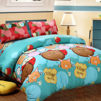 

Jingdong Supermarket Ai Wei bedding home textile bed four sets of cotton bedding suite 18 bed music cool life