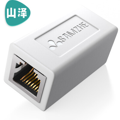 

Shanze (SAMZHE) 101WH кабель RJ45 разъем для двусторонней сетевой адаптер сети головки через головной кабель удлинителя модуля белый 8P8C