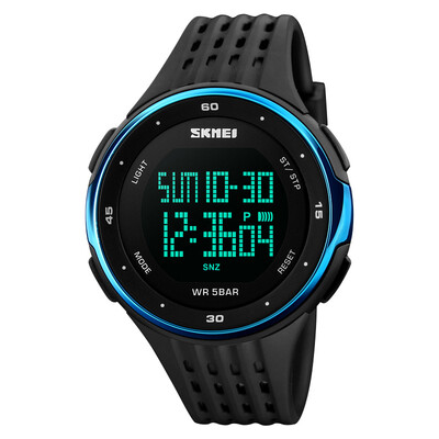 

Time the United States skmei sports watch outdoor multi-function running electronic watch 1219 blue