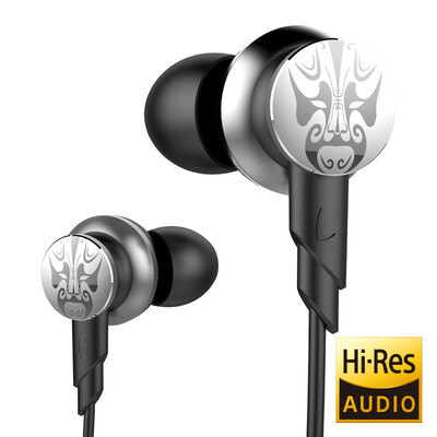 

UiiSii Привет-805 сабвуфер HIFI металлических масок телефонного провод НАУШНИКИ общей формула серебро
