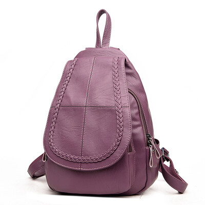 

Дизайнер Высокое качество Женские Натуральная кожа винтажная школьная сумка Mochilas Mujer Винтаж 2017 овчины рюкзаки для девочек-