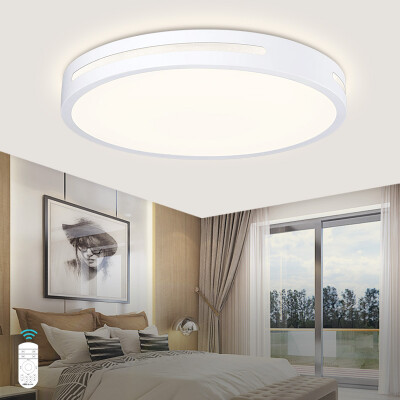 

NVC modern simple LED ceiling lamp round remote control stepless dimming study bedroom lamp 36W EXXN1002