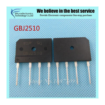 

10pcs free shipping GBJ2510 2510 Bridge Rectifiers 1000V 25A new original