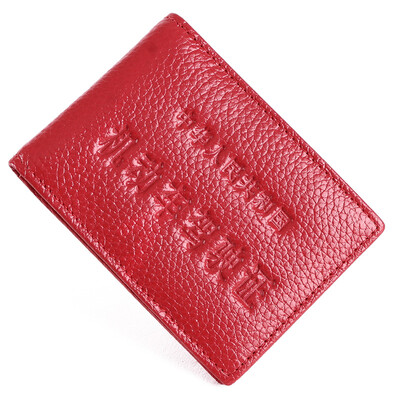 

DEER LOVE leather drivers license driving license set bank card set men&women bag LEA01 black
