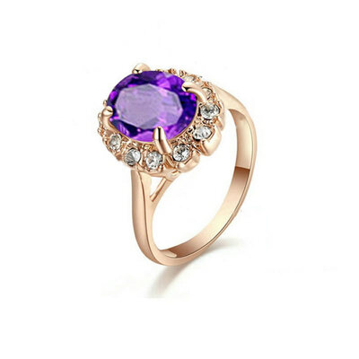 

Yoursfs Sparkle zircon Rings for Women 18K Rose Gold Plated Jewelry Rings Wedding CZ Rings for Bridal