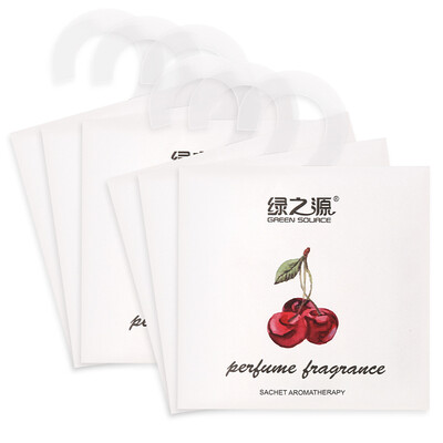 

Green source hanging flower bag rose flavor wardrobe aromatherapy fragrance indoor fragrance bag deodorant fragrance package 20 g 6 bags