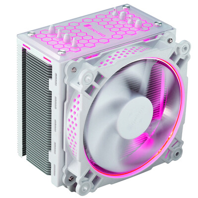 

Qiaosi Бо (JONSBO) CR-201 RGB-версия RGB тепла процессора раковина (белая / Multi-платформа / 4 Тепловой труба / термостат / 12см вентилятор / поддержка АУРА RGB / смазка прилагается)