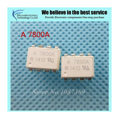 

10PCS free shipping A7800A 7800A HCPL7800A HCPL-7800 A7800 DIP-8 Amplifiers 45 - 55 SV 8 dB photoelectric coupler new original