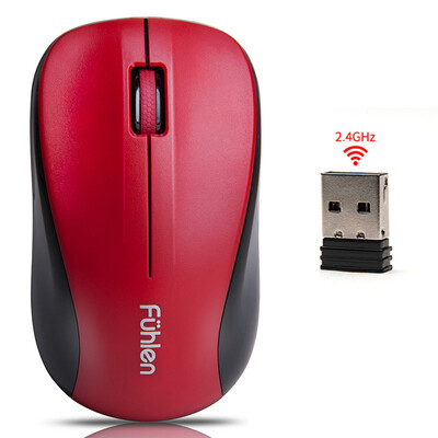 

Fuller (Fühlen) M75 Wireless Mute Mouse Silent Mouse Компьютер для ноутбуков Энергосберегающие мужчины и женская головная мышь Маленький Cinnabar Red