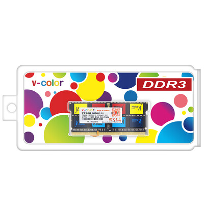 

V-Color Low Voltage Edition DDR3 1600 8GB Цветная панель памяти для ноутбука