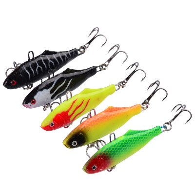 

1PC Soft Fishing Lures 6cm-2.36 "/15g-0.53oz Мягкая свинцовая приманка 8 # High Carbon Hook 5 цветов Кремниевые воблеры Рыбалка