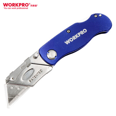 

Вырезать особенности веревки десять тысяч грамм клада (WORKPRO) W011020N из алюминиевого сплава с быстрым ножом с лезвием картриджем сети износа ванадиевой стали тело аппаратных средства