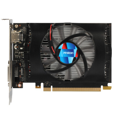 

Yeston (yeston) GT1030 2G D5 Speed ​​Edition 1228 ~ 1468MHz / 6008MHz 2GB / 64BIT / GDDR5 graphics card