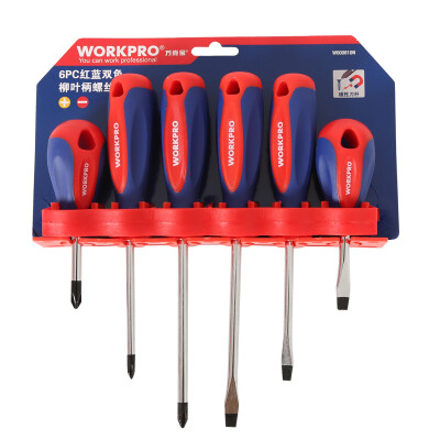 

WACKER red&blue color screwdriver set