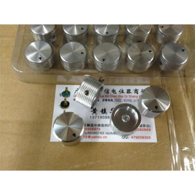 

Aluminum aluminum knob with the pointer cap diameter holes 6MM 25MMX15MM