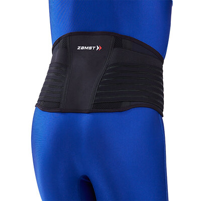 

Zenst ZAMST professional sports waist ZW-7 new 3D backplane three-dimensional fixed height protection protection lumbar lumbar protection 1 only black M