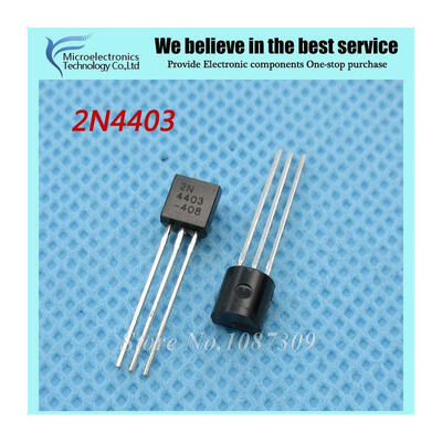 

50pcs free shipping 2N4403 TO-92 40V 0.6A Bipolar Transistors - BJT NPN Gen Pur SS new original