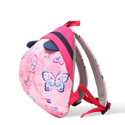 

Sanmei infant SUNVENO childrens school bag boys&girls anti-lost bag kindergarten 1-3-4 years old anti-lost cute cartoon backpack C05 blue dinosaur