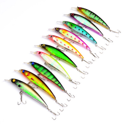 

1PC Top Fishing Fishing Lures 10 цветов для рыболовных снастей 4.5 "-11.43cm / 13.37g-0.472oz Приманка для рыбалки на Минноу