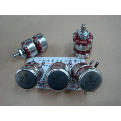 

WTH 118 double potentiometer 2W 1K 2.2K4.7k 10K 100k 220K 470K 1M