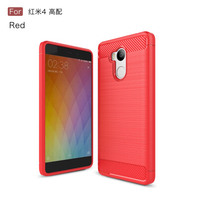 

GANGXUN Xiaomi Redmi 4 Prime Case Anti-Slippery Устойчивая к царапинам легкая мягкая задняя крышка из кремния для Xiaomi Redmi 4 P