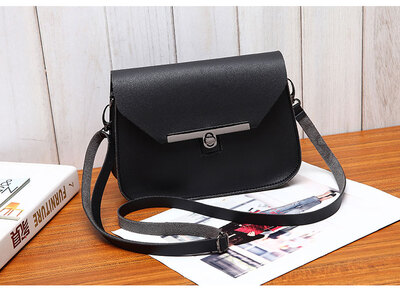 

Small Women Messenger Bag Simple Designer PU Leather Crossbody Bag Ladies Hasp Lock Flap Female Bags Bolsas Femininas