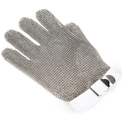 

SANTO 1967 Stainless Steel Ring Gloves Cut-resistant Gloves Slaughter Cut Metal Steel Wire Gauntlets One Size Only