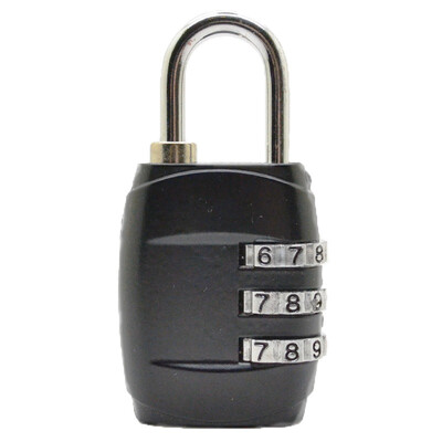 

JAJALIN password lock box lock gym gym suitcase password lock padlock lock JA-0M black