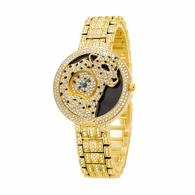 

belbin brands 2016 new leopard head diamond fashion quartz watch ms. leisure watch band of james bond watch