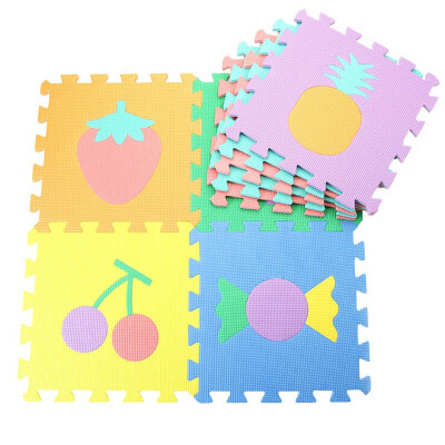 

Mingde puzzle fruit environmental tasteless puzzle mats PE climbing mat baby stitching pad baby crawling mat 30 * 30 * 1cm (9 pieces)