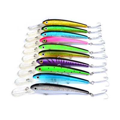 

1pc Fishing Bait Exported to Usa Market 3D Fishing Tackle 10 color 41g/20cm High Quality Fishing lure With 1/0 # Hook