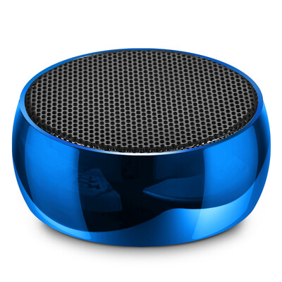 

Десять градусов (ShiDu) SD-T5 Bluetooth-динамик мини-беспроводная портативная карта маленький аудио-телефон динамики для ноутбуков сабвуфер металл маленькая стальная ручка зеркало синяя