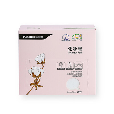 

Cotton Age PurCotton Boxed cotton cotton pad Plain 6x7 cm 360 pieces box