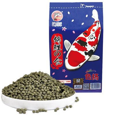

Dolphins PORPOISE fish food small&medium-sized fish food tropical ornamental fish light fish fish goldfish feed micro-particles 88g