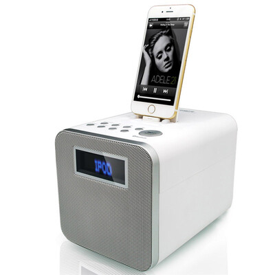 

RSR DS411 Apple Speaker Bluetooth Speaker iPhone7 6s ipad Speaker Base Sound White