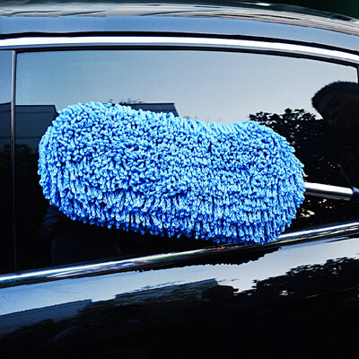 

Rui Cai RC-906 blue square car wash duster car stretching wax drag